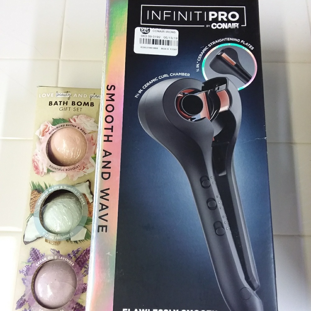 Conair Infiniti Pro Hair Smoother and Waver BLACK